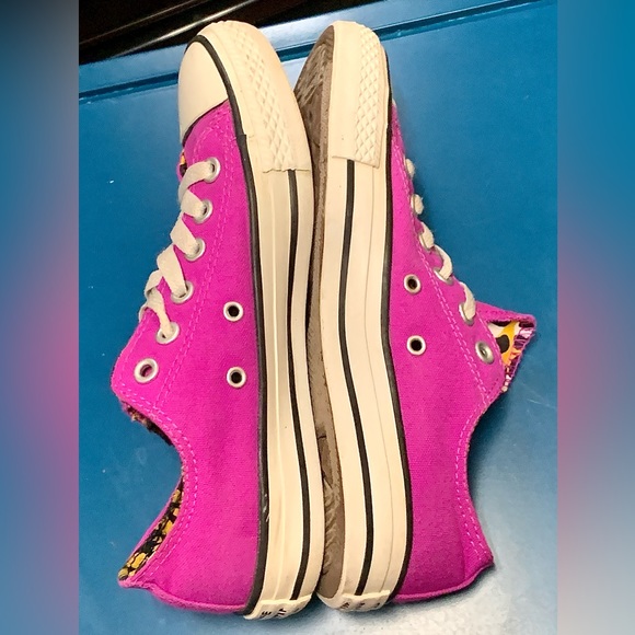 Women’s 7 EU 37.5 Converse All Star Chuck Taylor Double Tongue Patterned Shoes - Picture 16 of 16